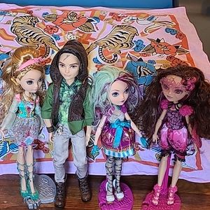 Ever After Dolls lot of 4